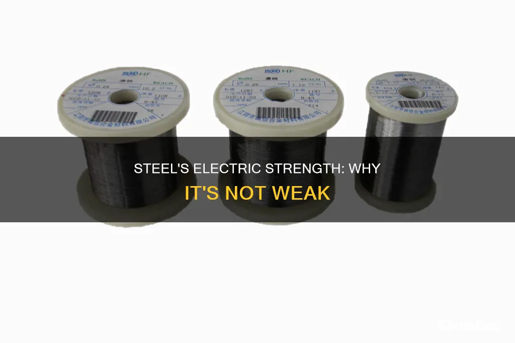 why is steel not weak to electric