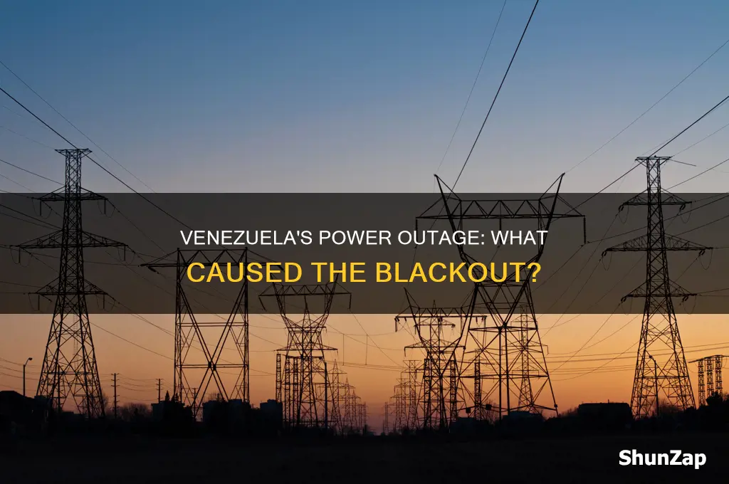 why is the electricity out in venezuela