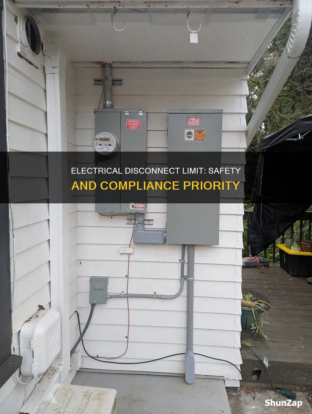 why is there an electrical disconnect limit