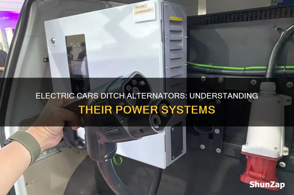 why is there no alternator on electric cars
