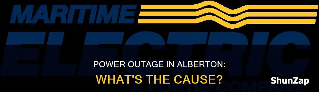 why is there no electricity in alberton