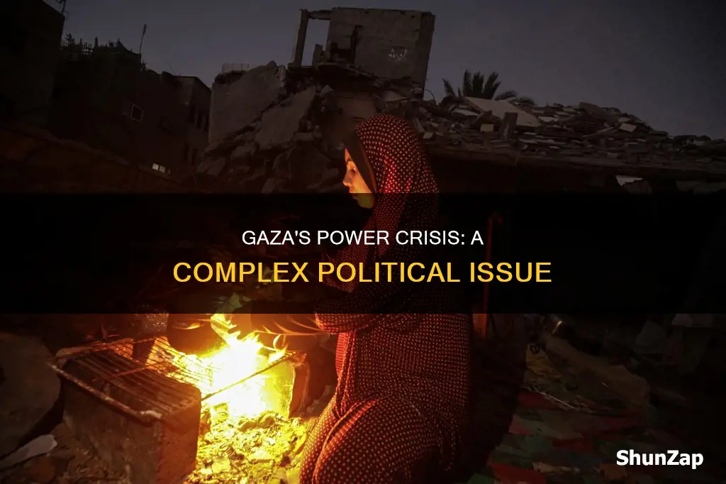 why is there no electricity in gaza