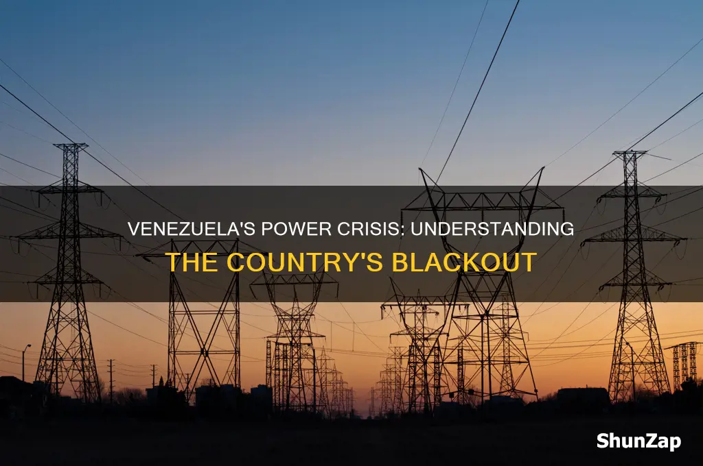 why is there no electricity in venezuela