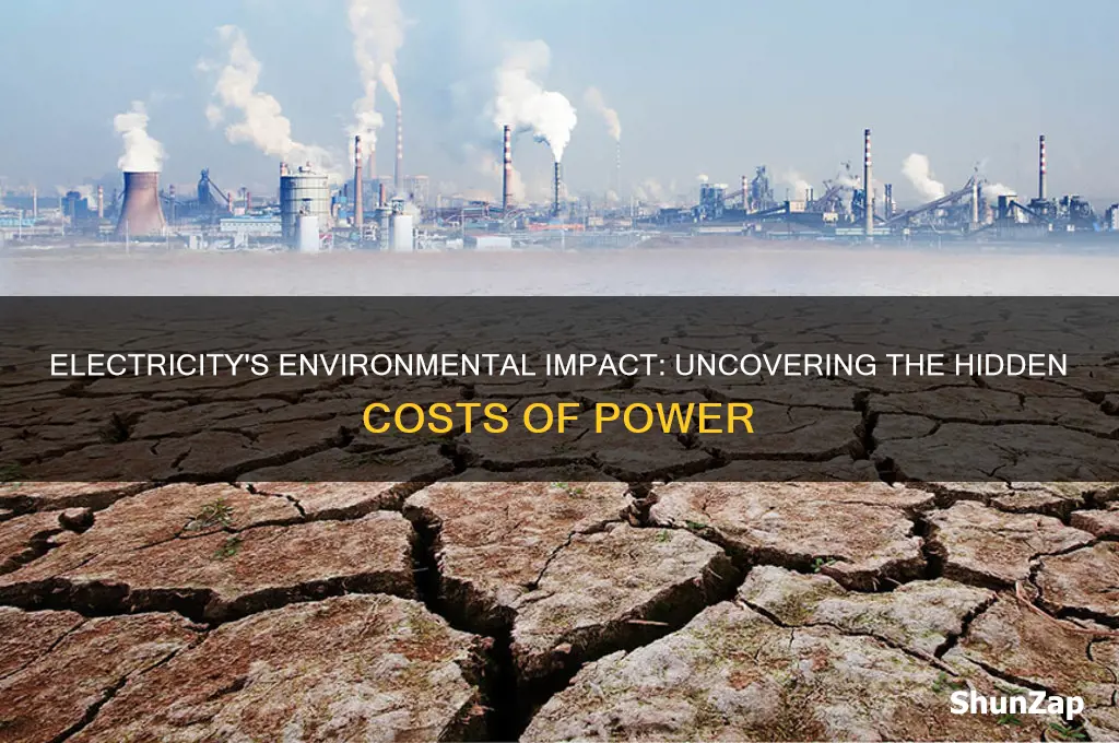 why is using electricity bad for the environment