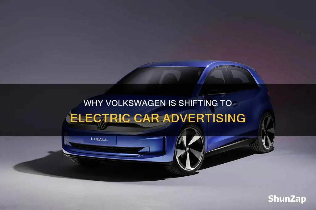 why is volkswagen advertising electric cars