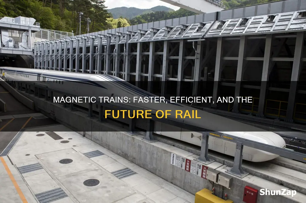 why magnetic train faster than electric train