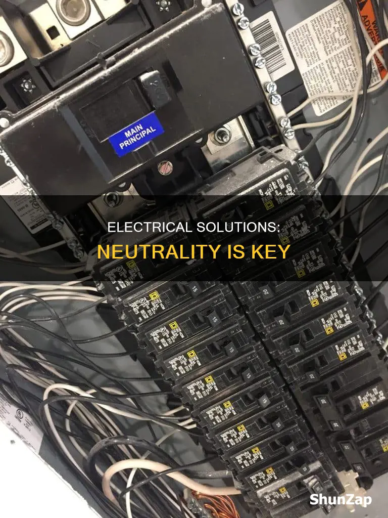 why must all solutions be electrically neutral