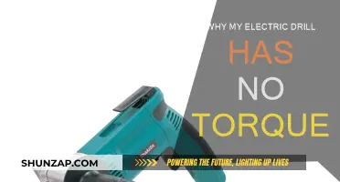 Electric Drill Woes: Where's the Torque?