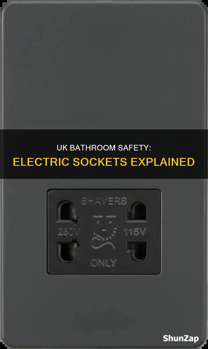 why no electric sockets in uk bathrooms