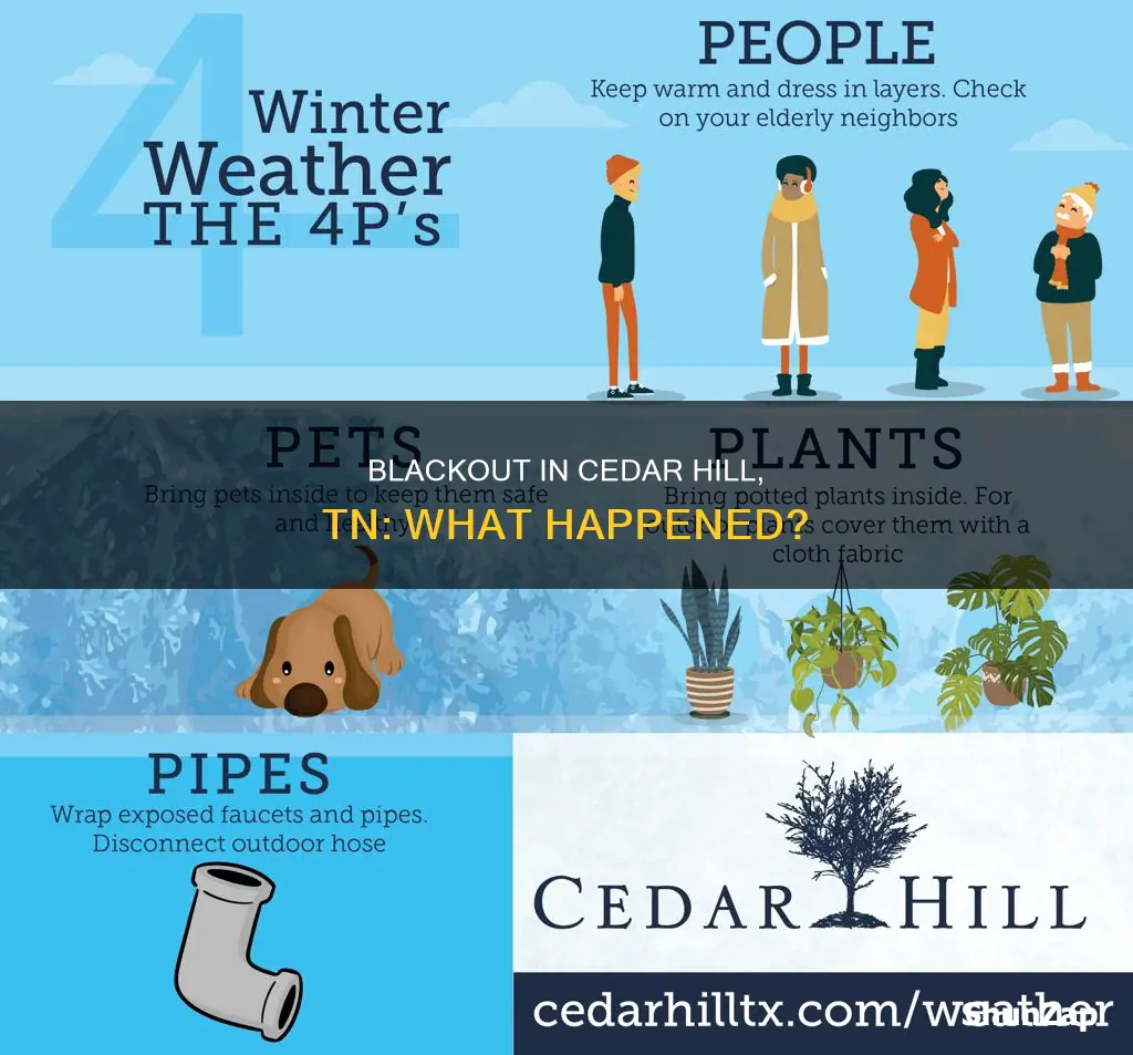 why no electricity in cedar hill tn