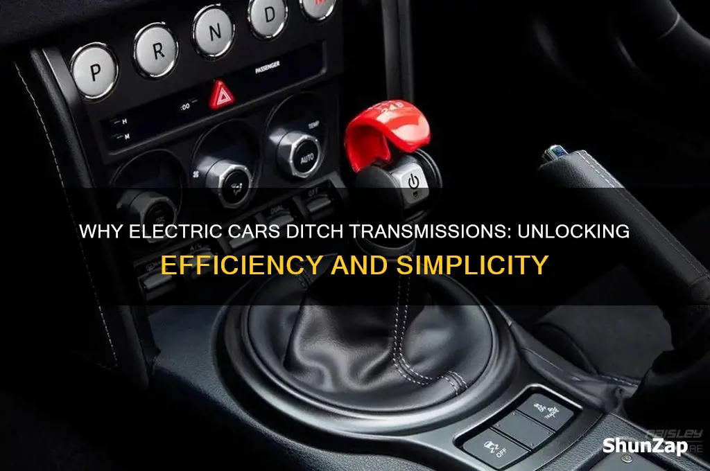 why no transmission in electric cars
