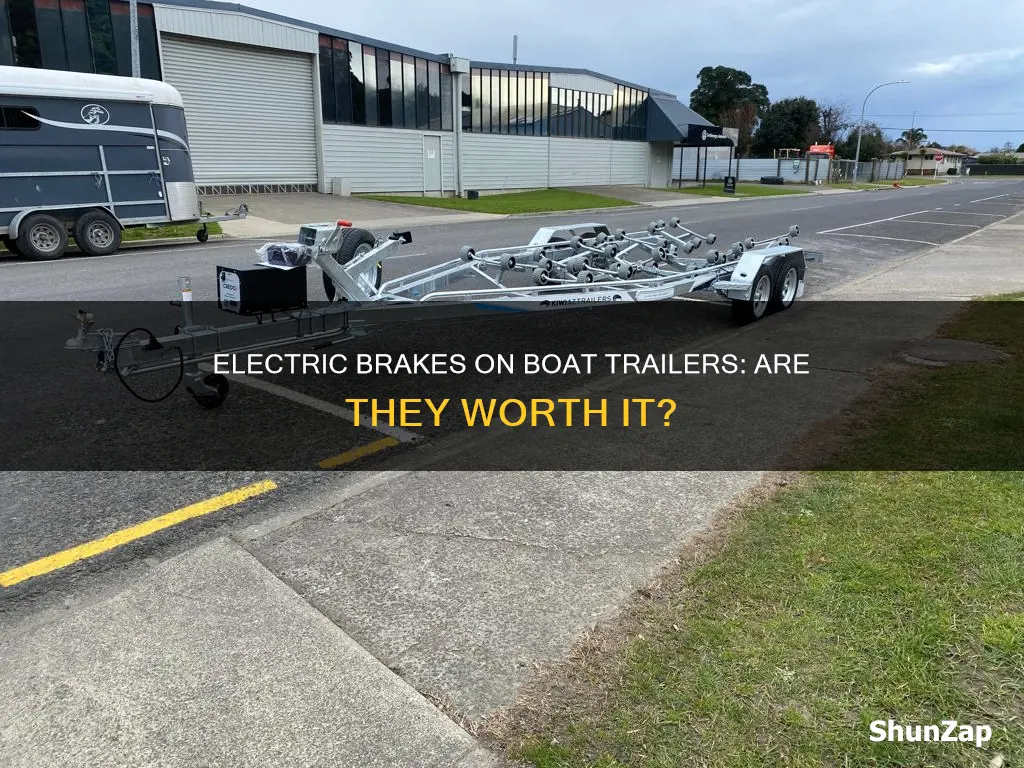 why not electric brakes on boat trailer