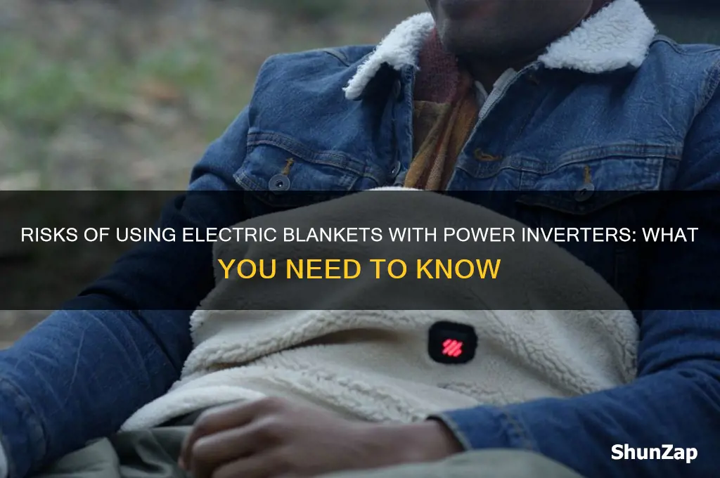 why not use electric blanket with power inverter