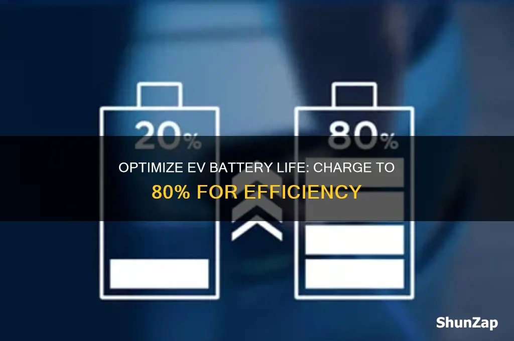 why only charge electric car to 80