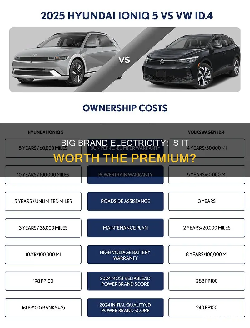 why pay more for big brand electricity