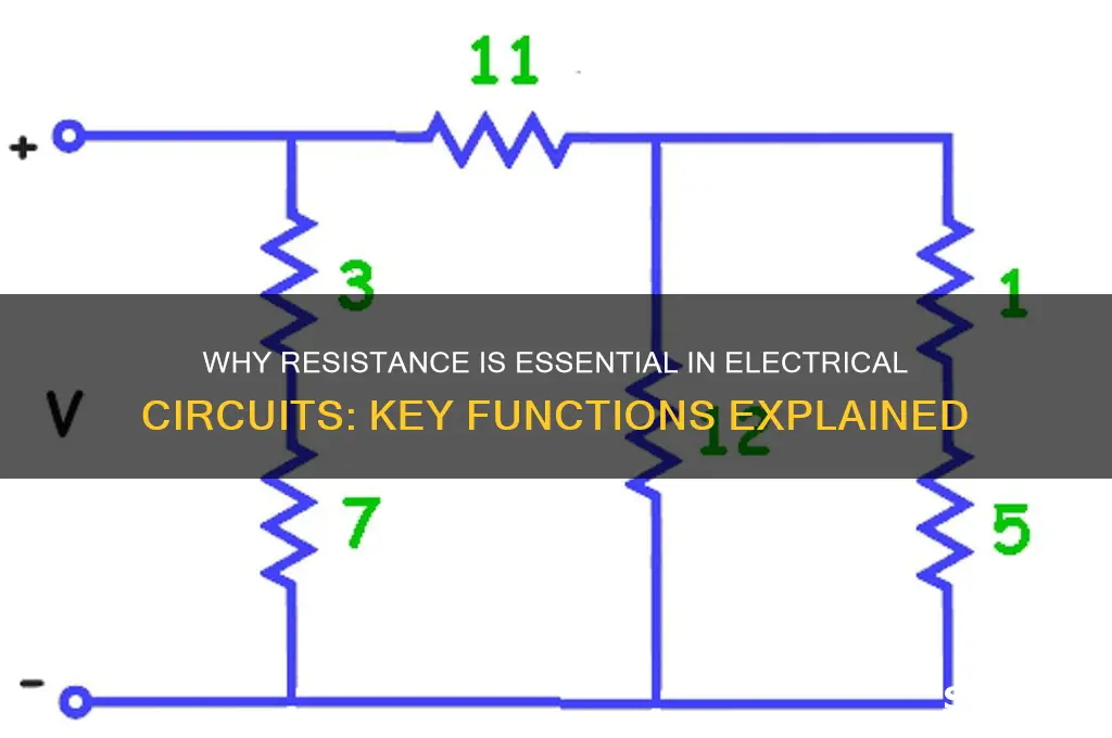 why resistance used in electrical circuit