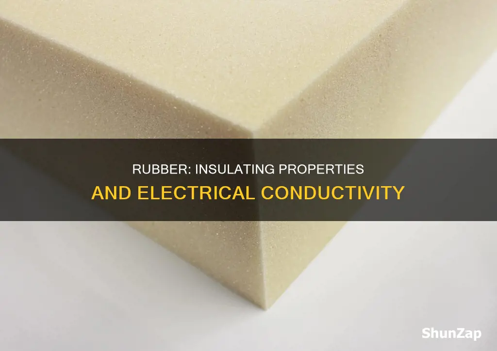 why rubber is bad conductor of electricity