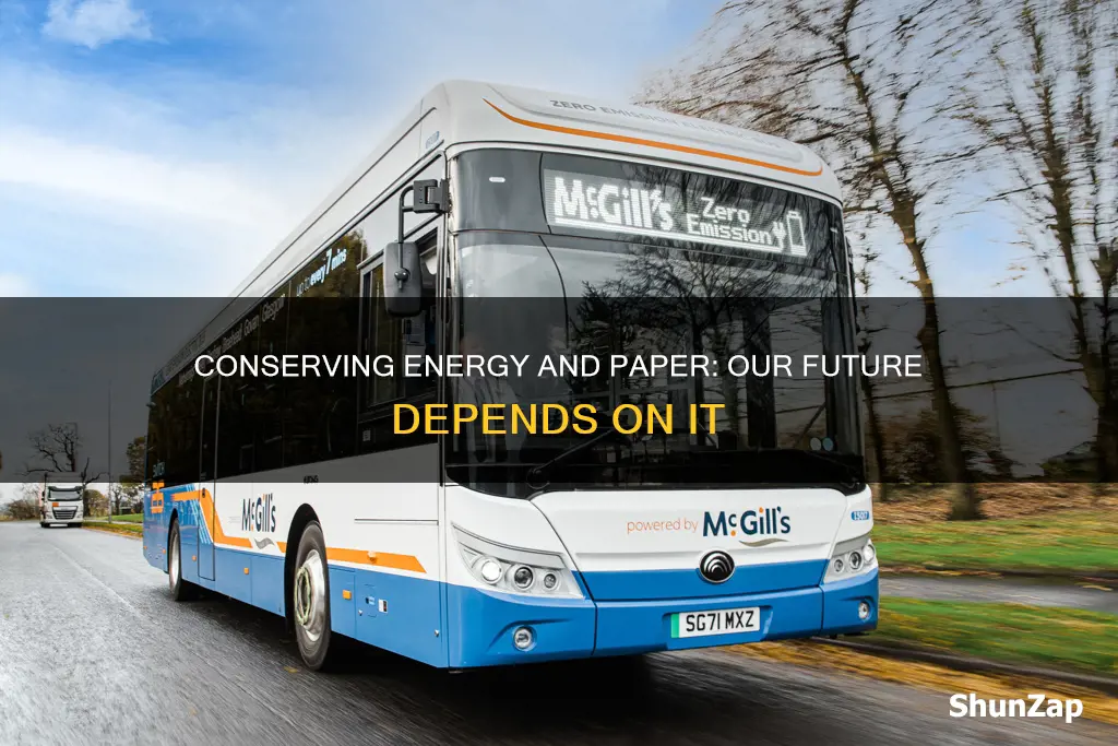 why should we save electricity and paper