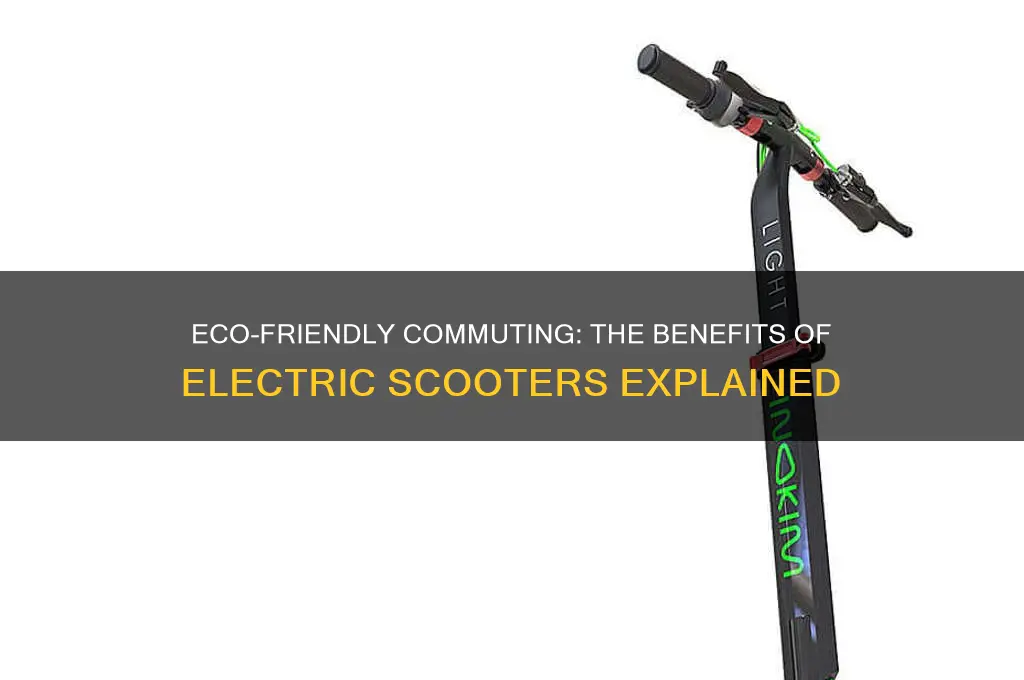 why should we use electric scooters