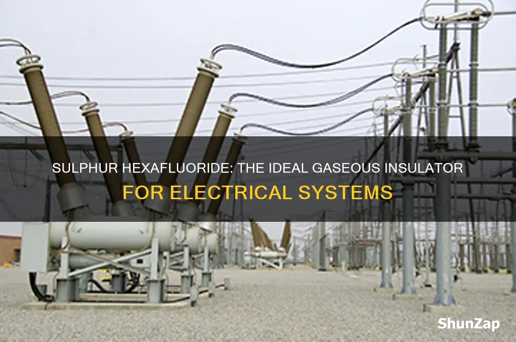 why sulphur hexafluoride is used as a gaseous electrical insulator