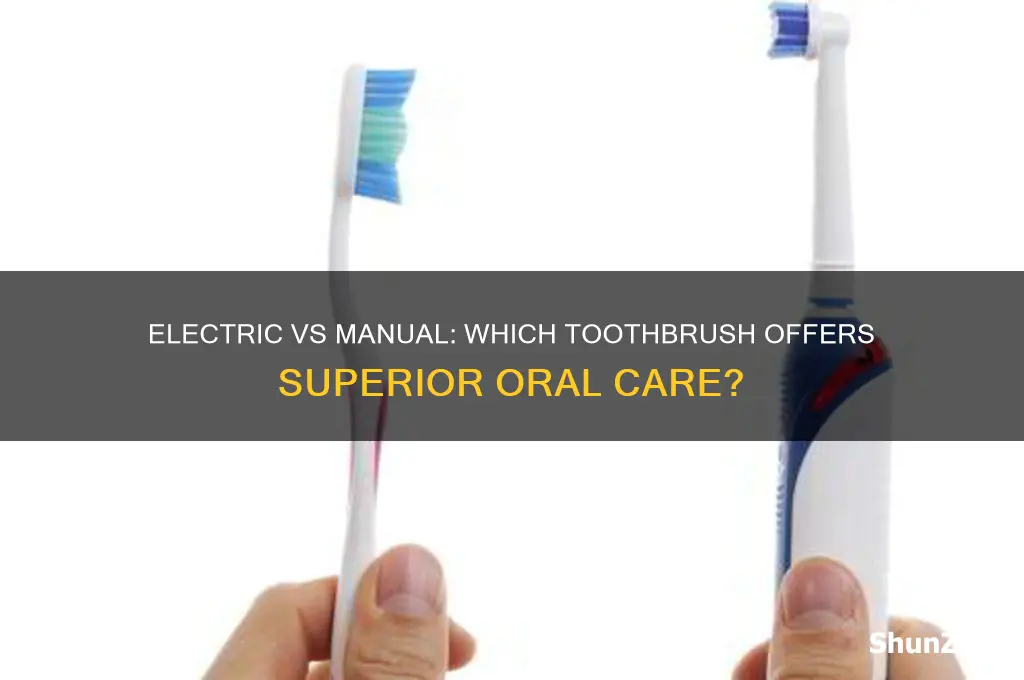 why use an electric toothbrush vs manual