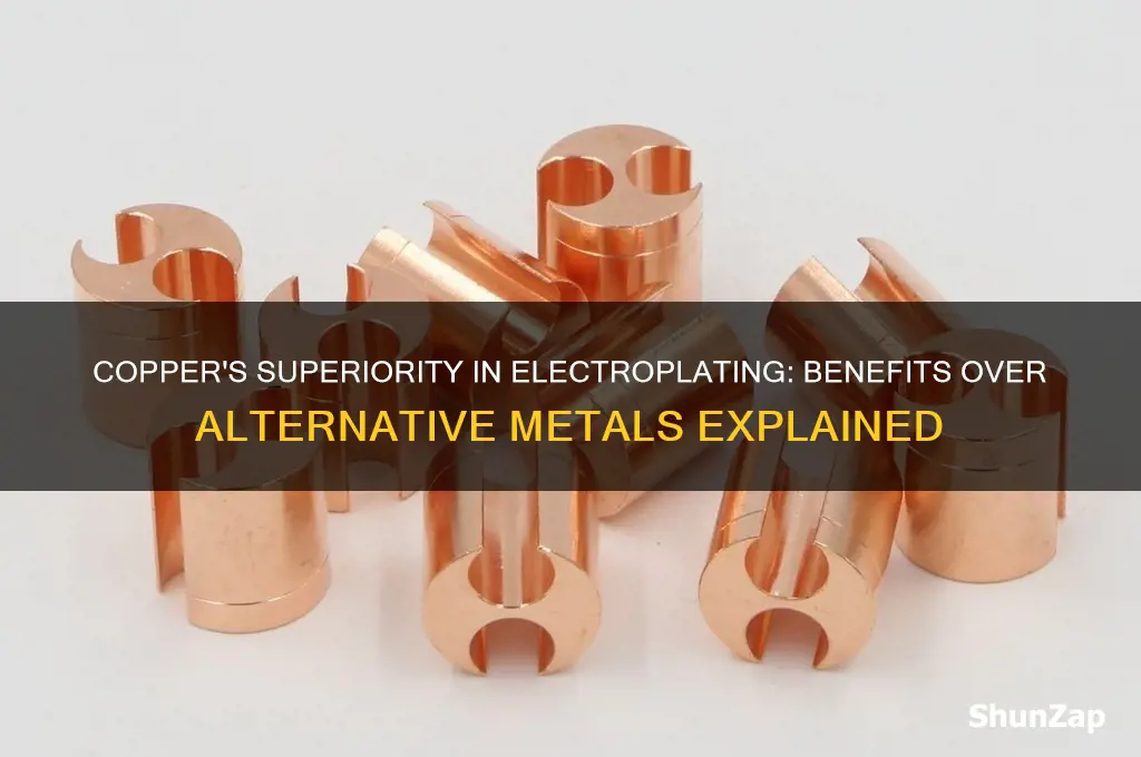 why use copper instead of other for electro aget