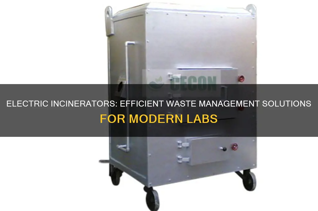 why use electric incinerator in the laboratory