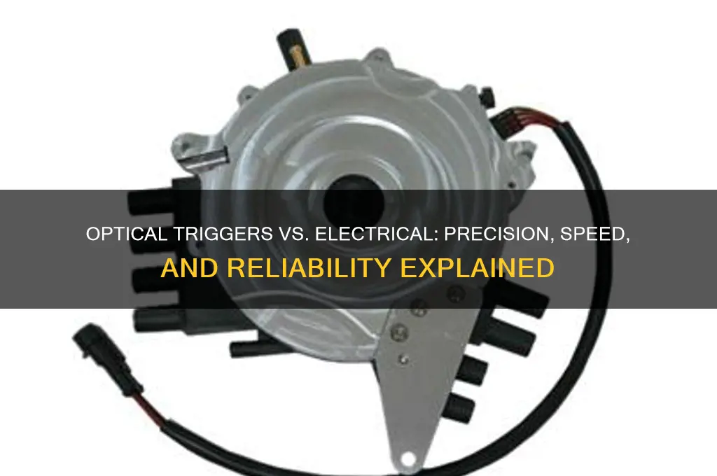 why use optical trigger not electrical trigger