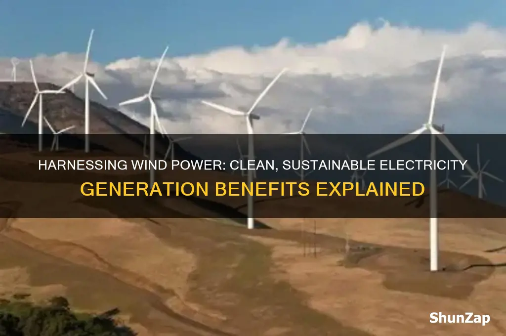 why use wind power to generate electricity