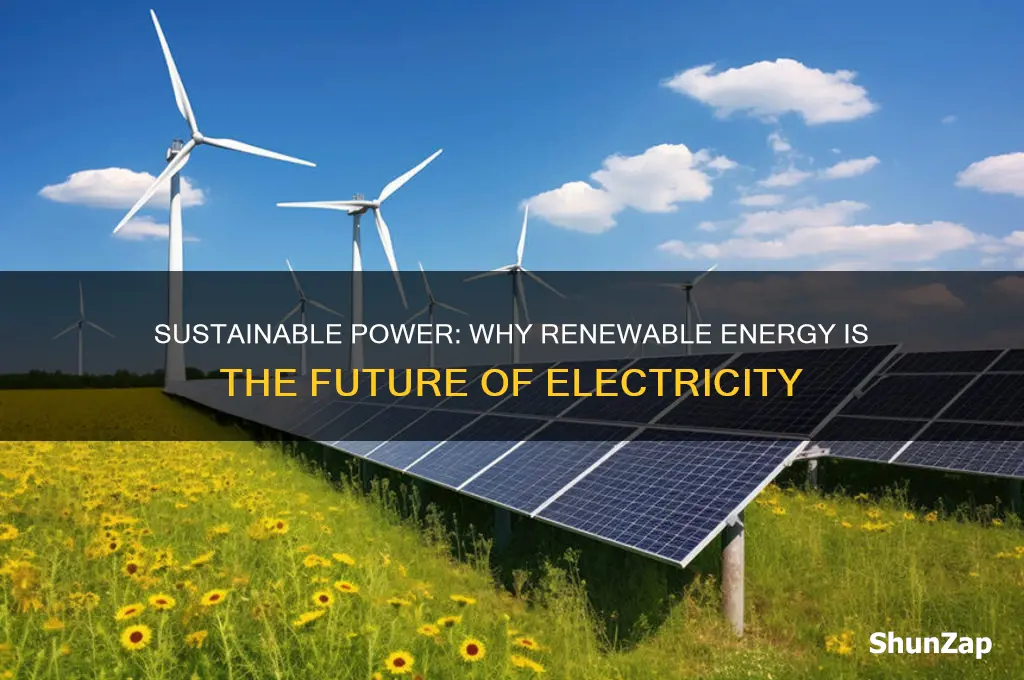 why using renewable energy to generate electricity