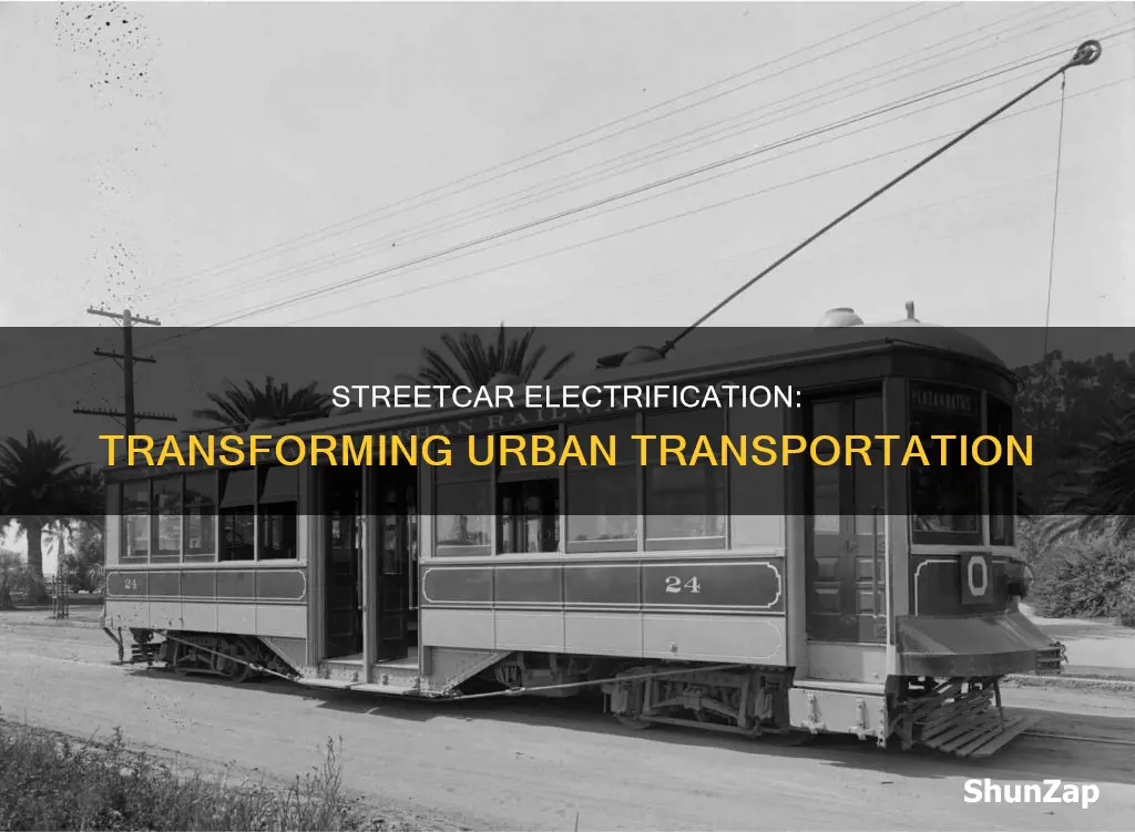 why was the electric streetcar so important
