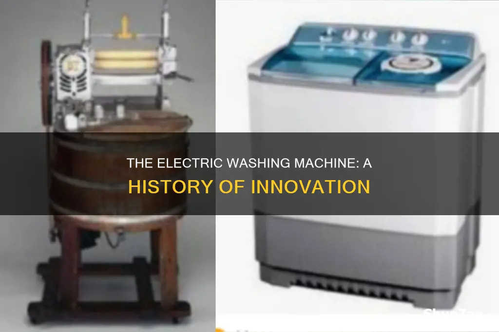 why was the electric washing machine invented