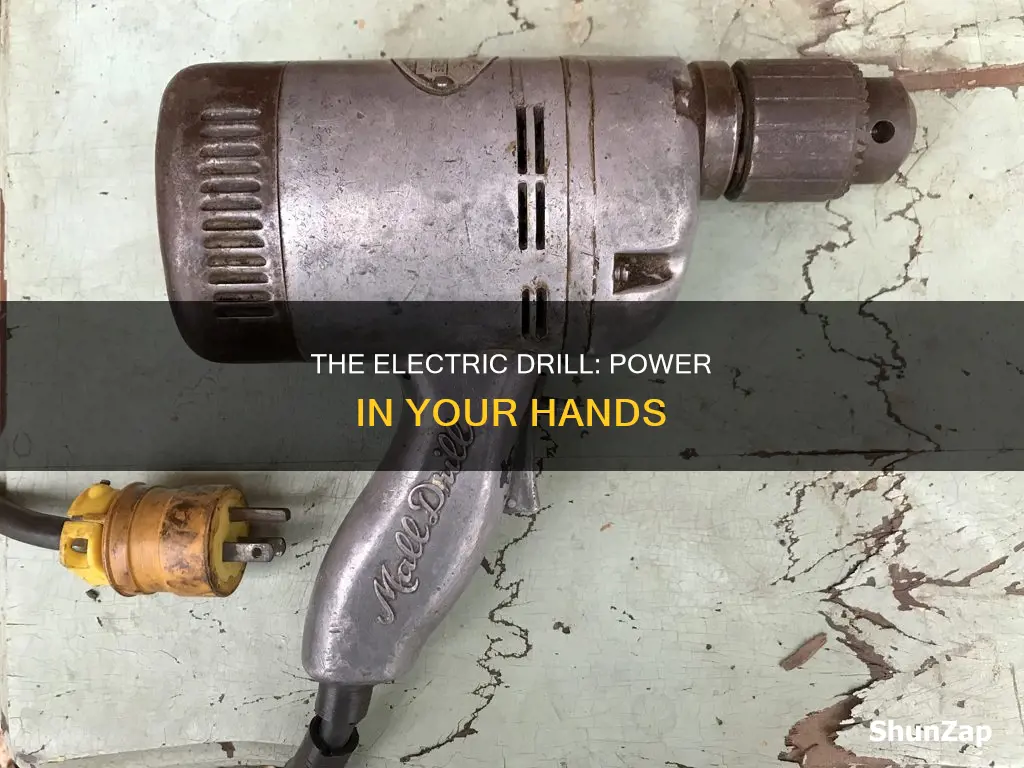 why was the portable electric drill invented