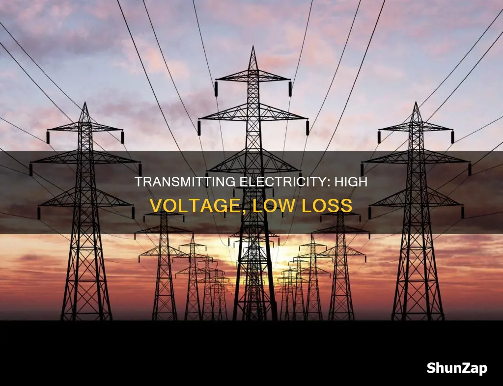 why we transmit electricity at high voltage