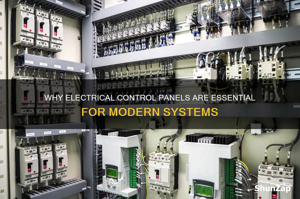 why we use electrical control panel