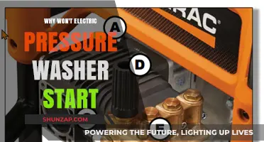 Troubleshooting an Electric Pressure Washer That Won't Start