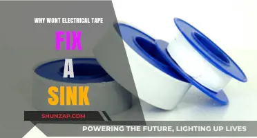 Electrical Tape: A Quick Fix for Leaky Sinks?