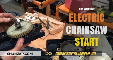 Troubleshooting an Electric Chainsaw That Won't Start