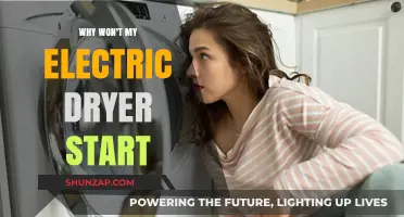 Troubleshooting an Electric Dryer That Won't Start