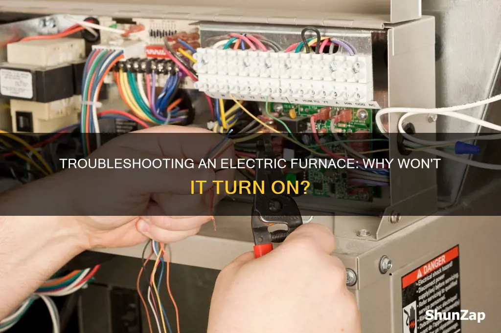 why wont my electric furnace turn on
