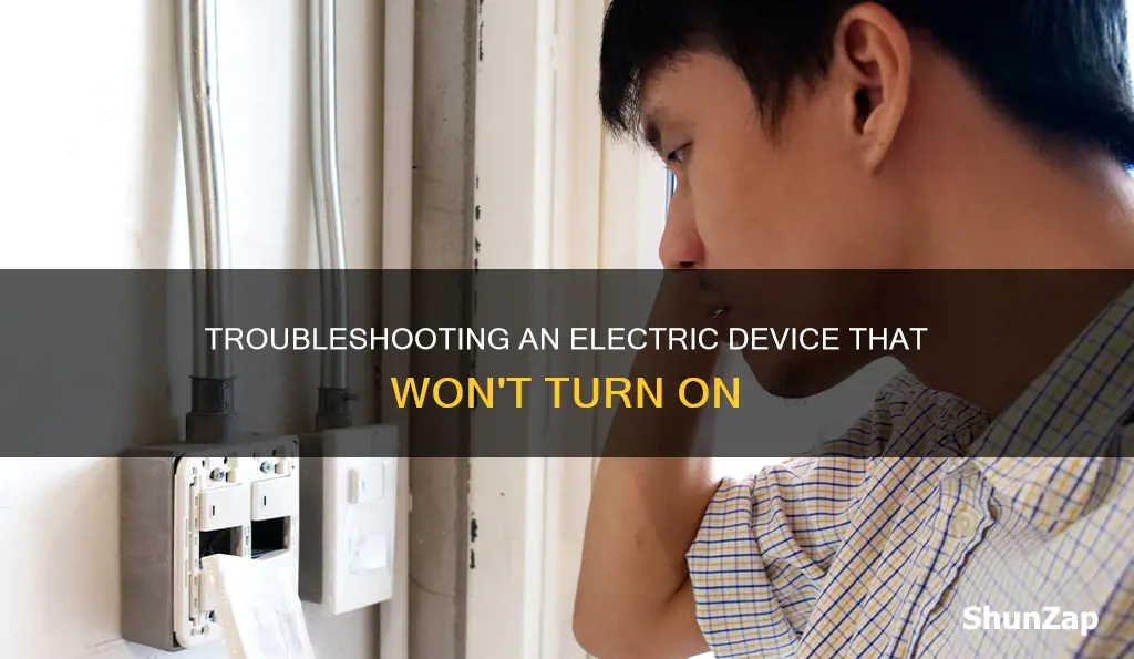 why would a electric not cut on