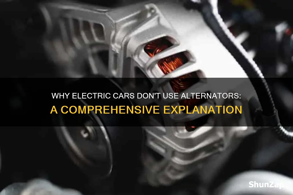why would an alternator not work in an electric car