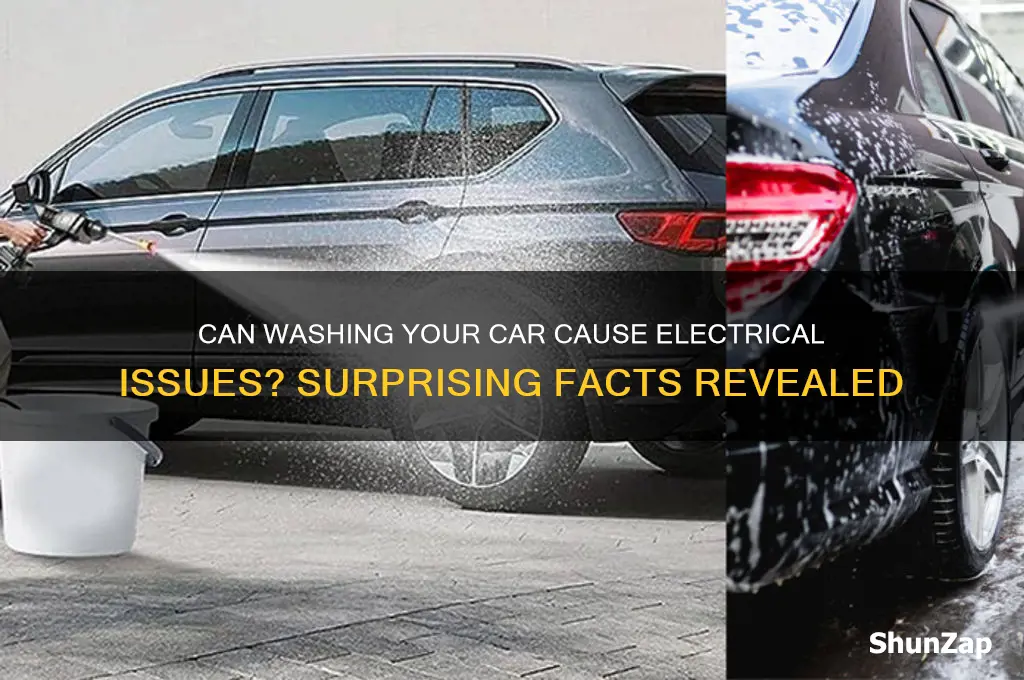 why would washing your car affect your electrical system