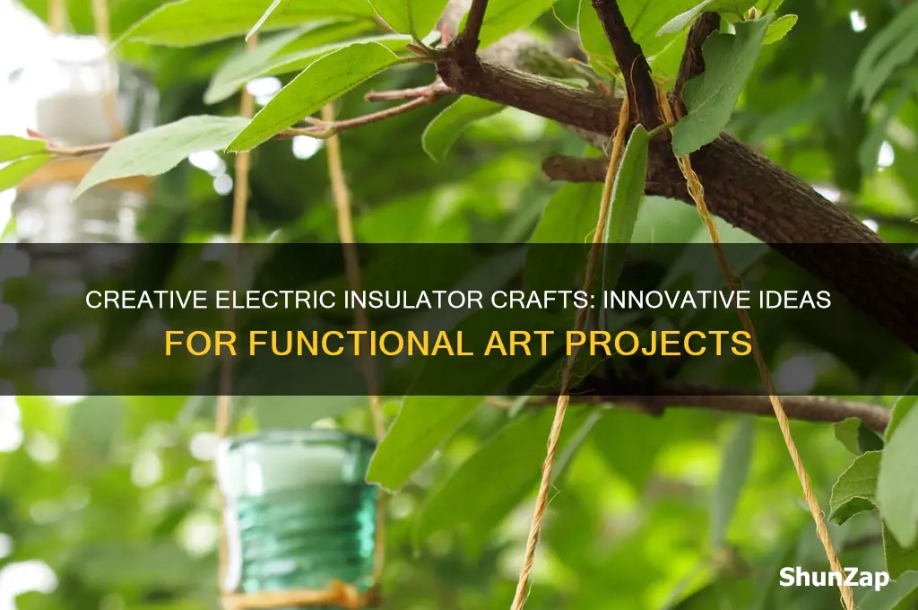 why would you want to use electric insulator craft ideas