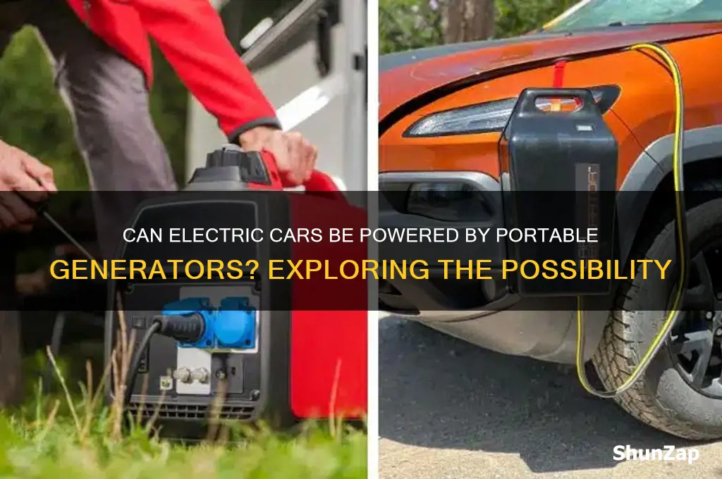 will an electric car run off a generator