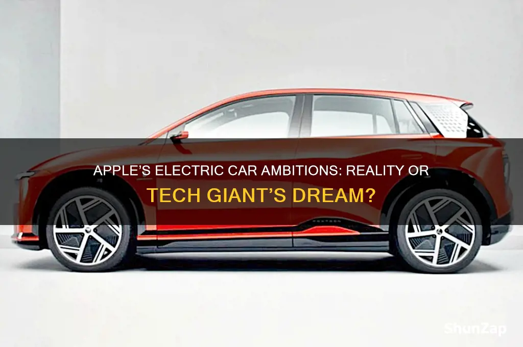 will apple build an electric car