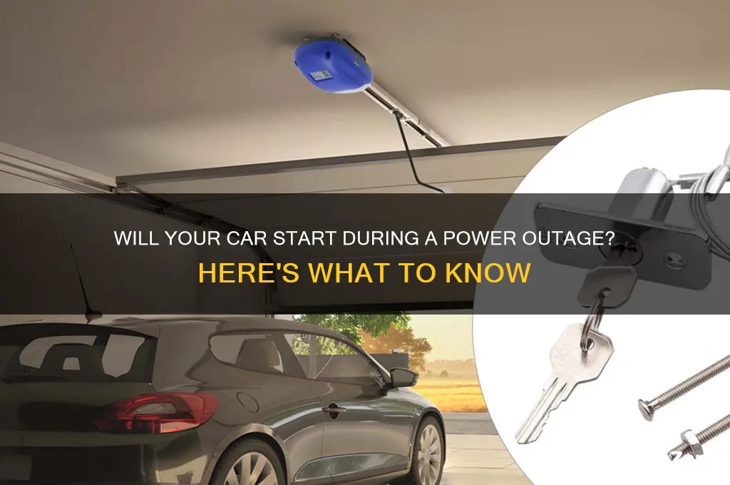 will car start if electric grid goes out