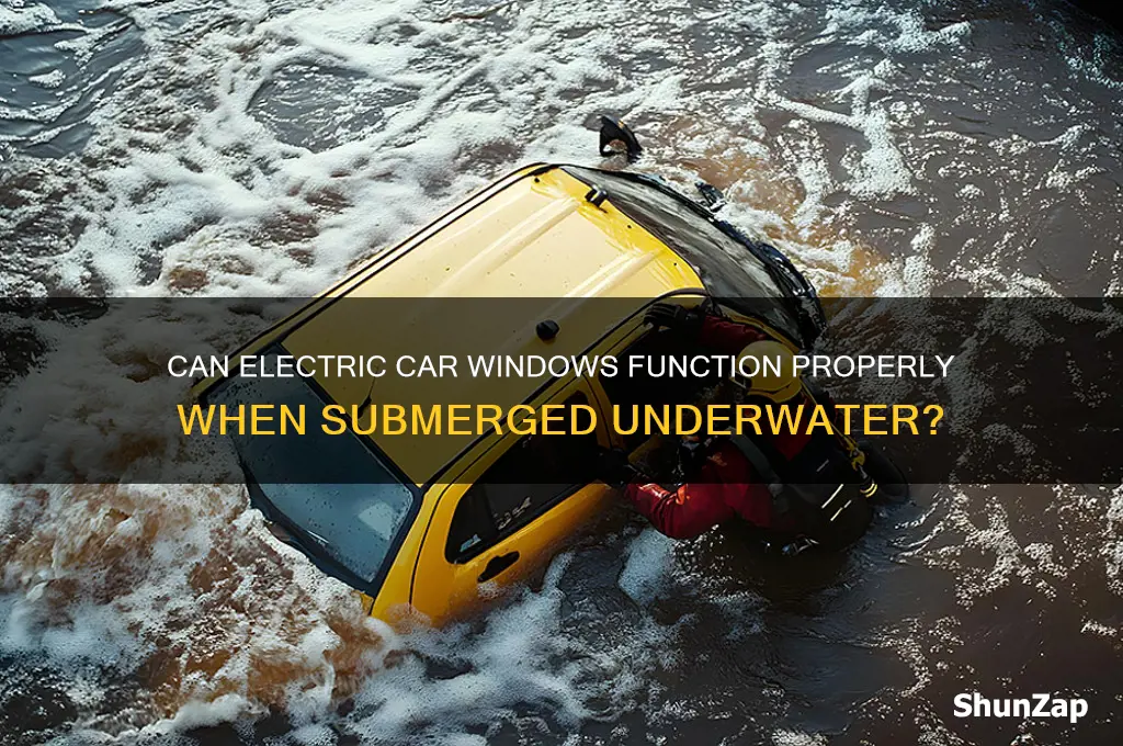 will cars electric windows work under underwater