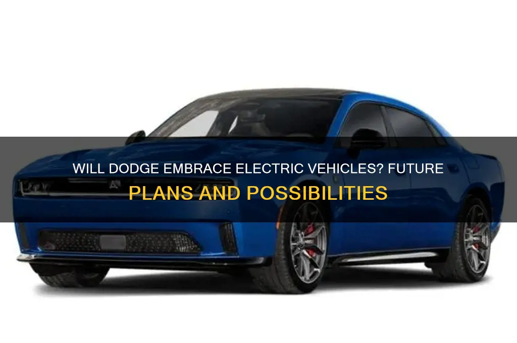 will dodge make electric cars