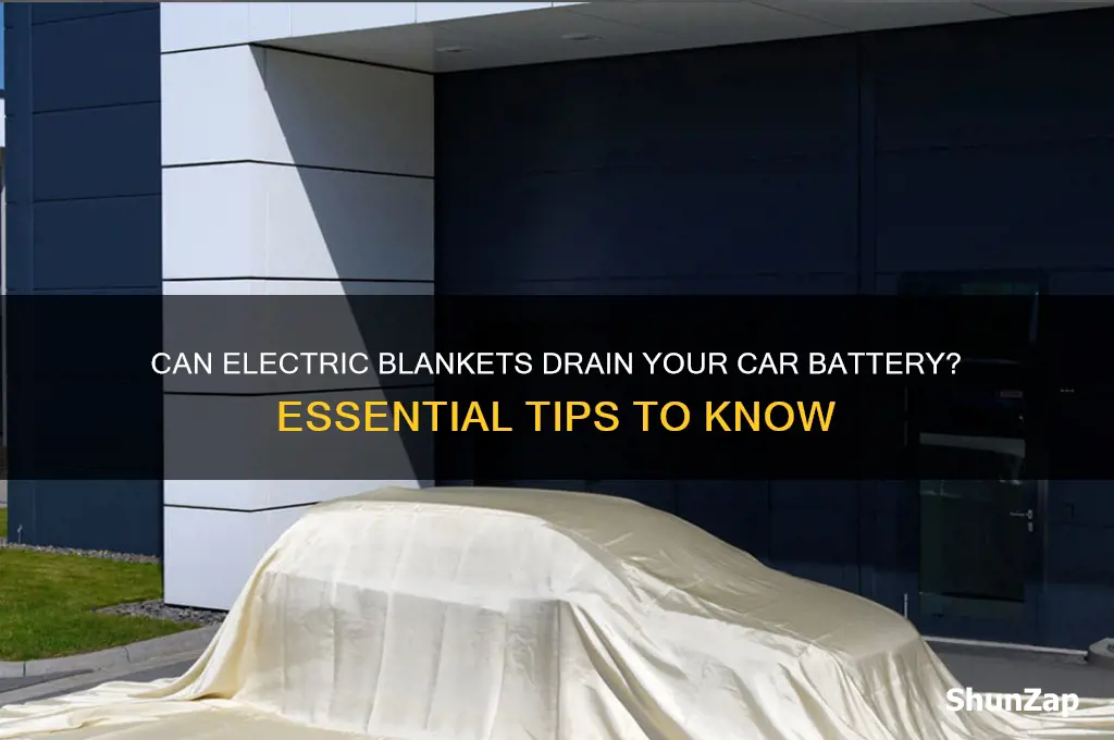 will electric blanket drain car battery